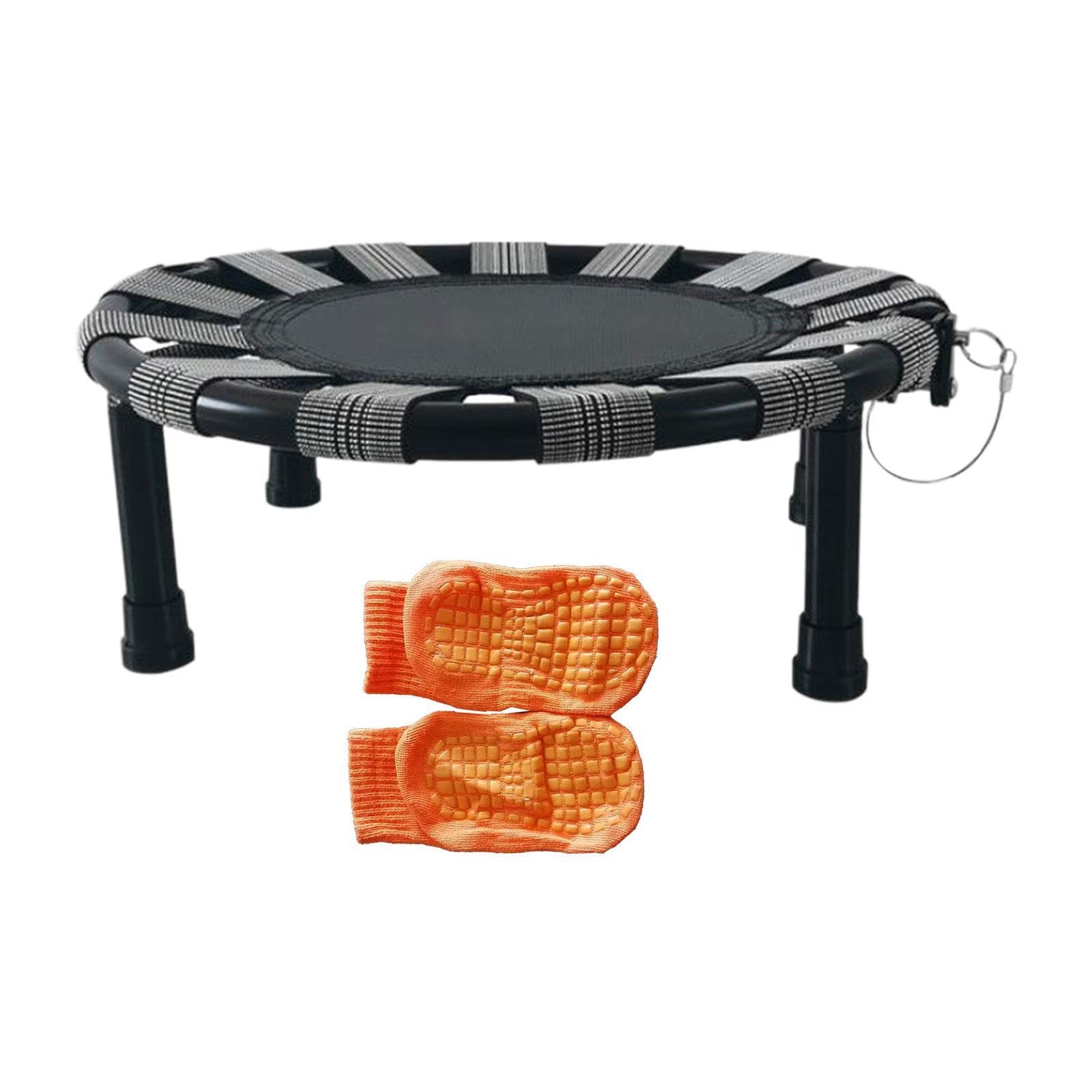 MERISHOPP Min Trampoline Boys Girls Steel Tube Quiet Jumping Bed for Fitness Home| Sports Equipment | Outdoor Sports Gear | Exercise Gear-image-16