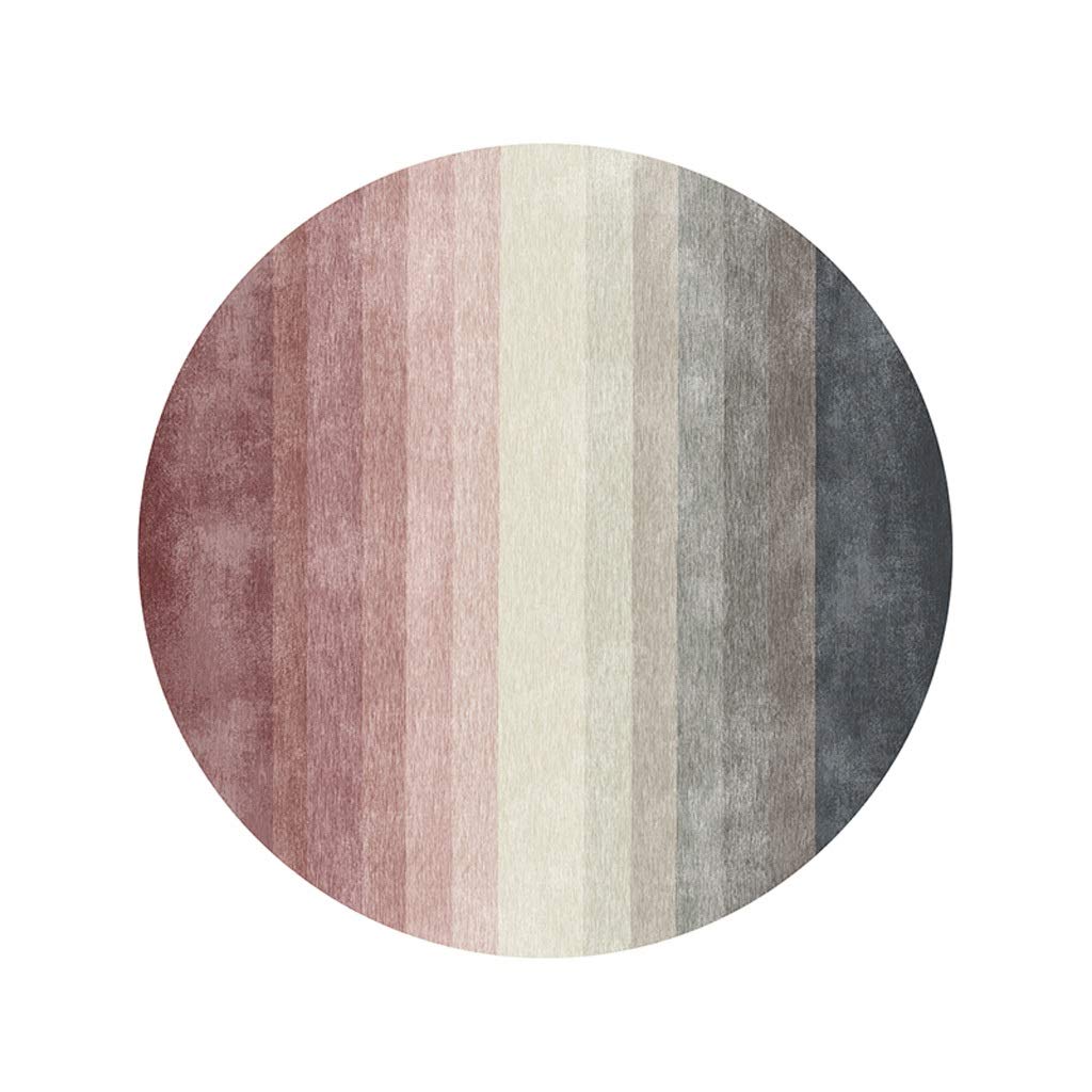Tapis rond indien salon antidérapant pour éviter les glissades