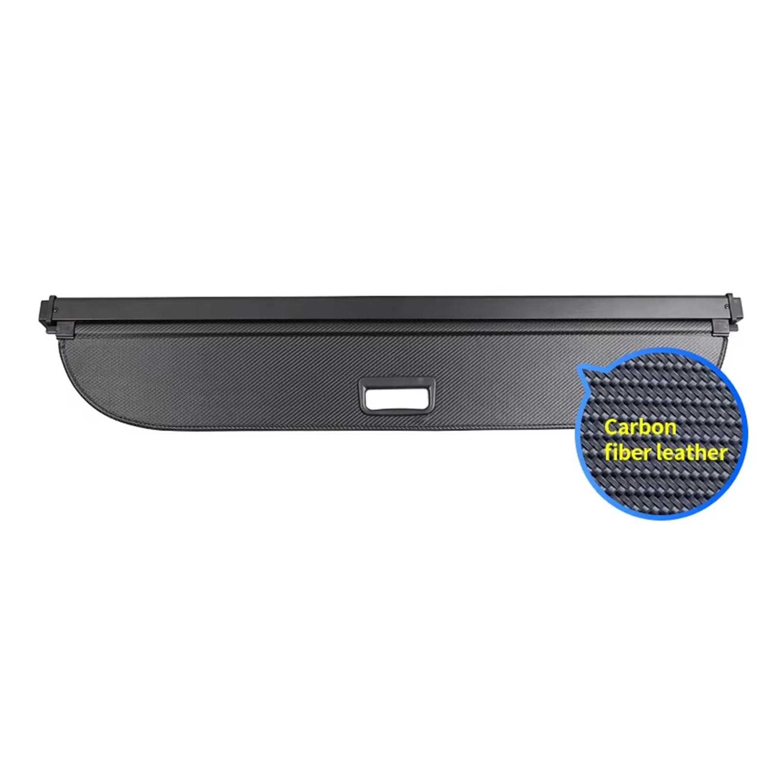 Cubiertas Carga Automóviles para Citroen para Grand para C4 para Picasso 7 Plazas 2014-2018 Cubierta Carga Maletero Retráctil Escudo Anti-Peeping Privacidad Pantalla Retráctil(Fibra de Carbon)