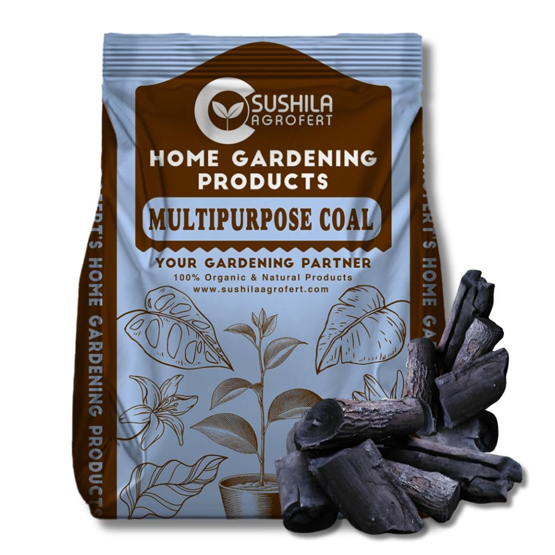 Sushila Agrofert Multipurpose Charcoal for Barbecue Grill, Pooja Havan, Dhoop, Gardening 3KG (B0D53WXD8V) Amazon Price History, Amazon Price Tracker