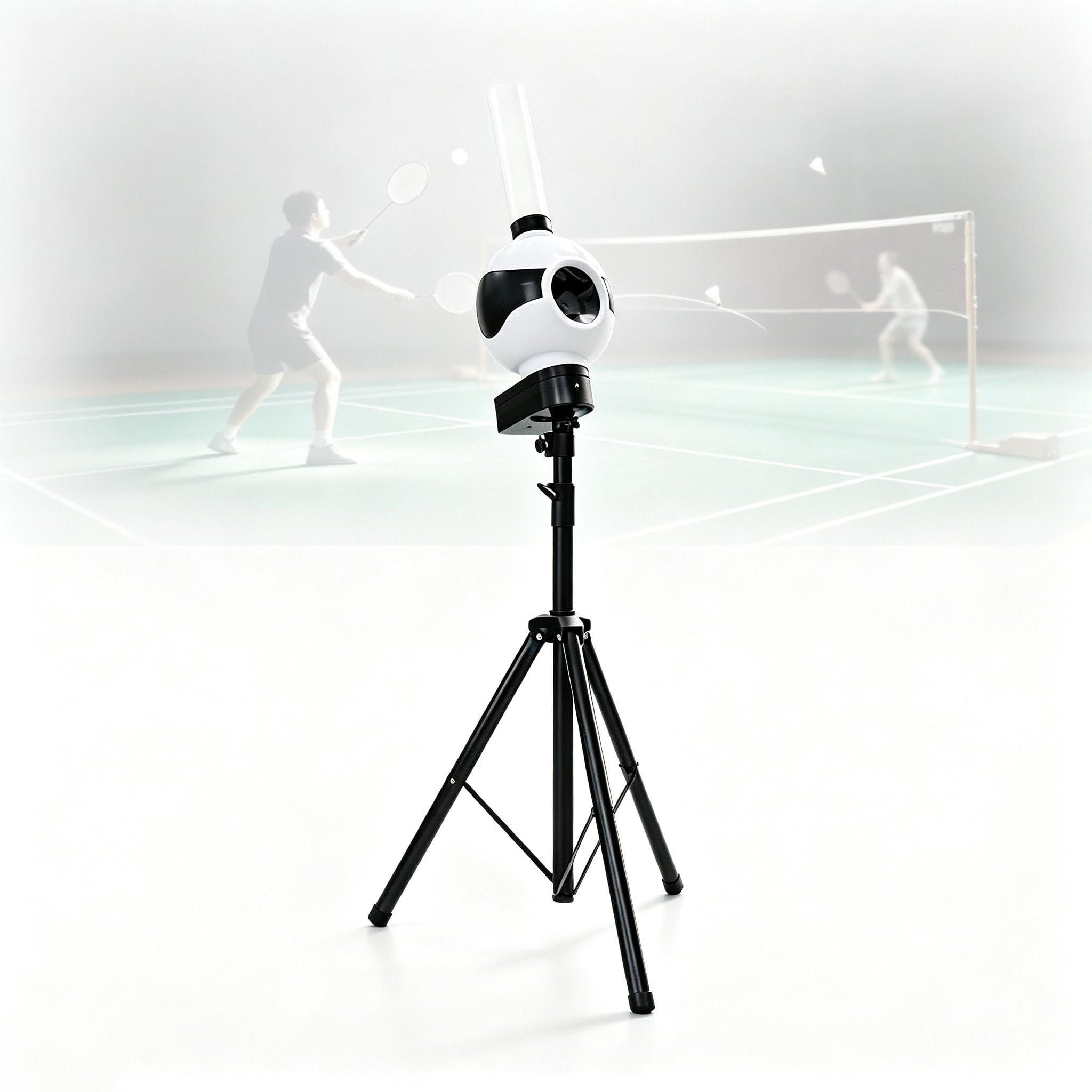 Macchina Lanciatrice Automatica per Volani da Badminton 1ExtensionTube[Holdsapprox.26shuttlecocks]