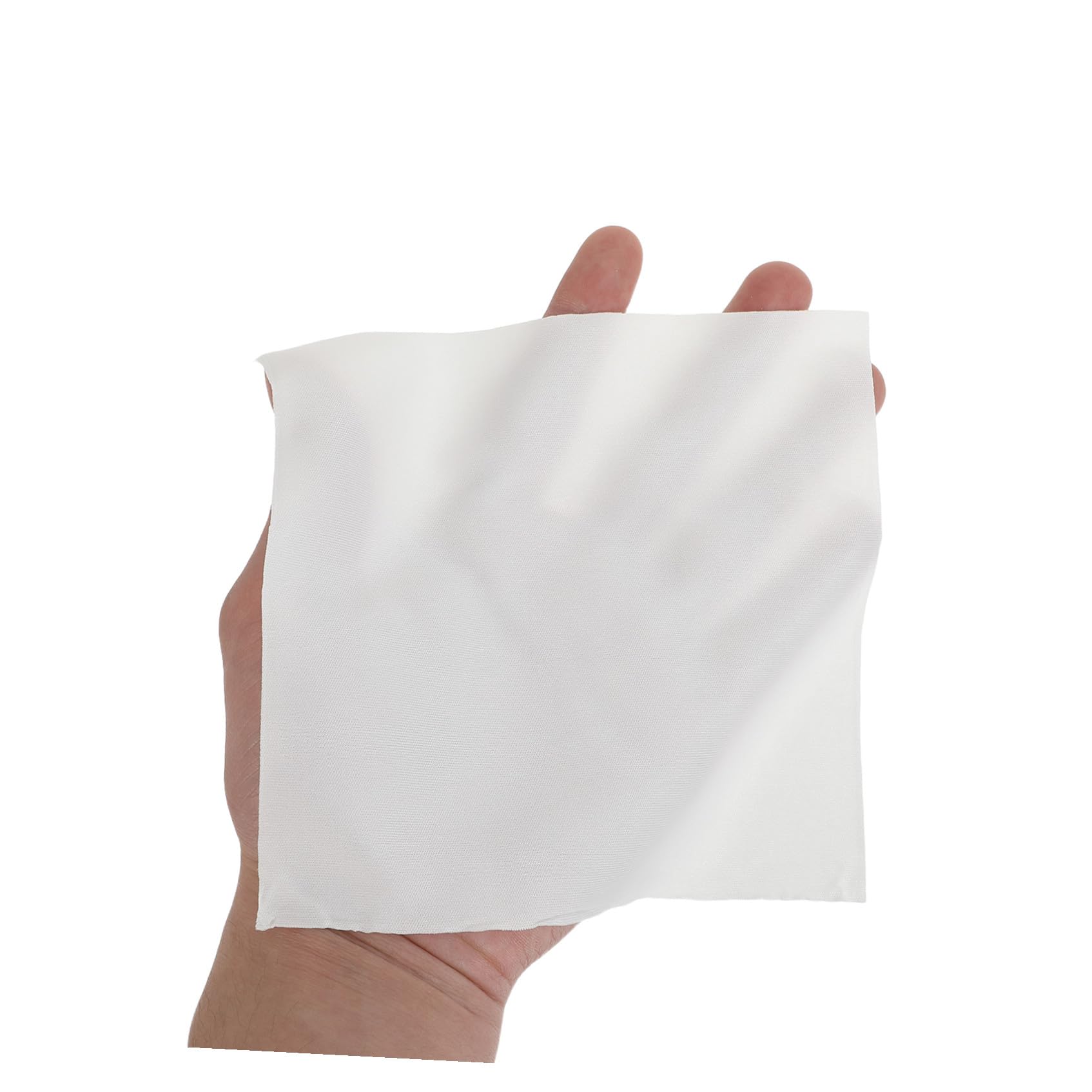 Panno Antistatico per Pulizia in Poliestere 100 Pezzi Bianco | Microfibra Pulente, 6x6 Pollici, per Schermi Computer e Lenti Camera, Uso Industriale