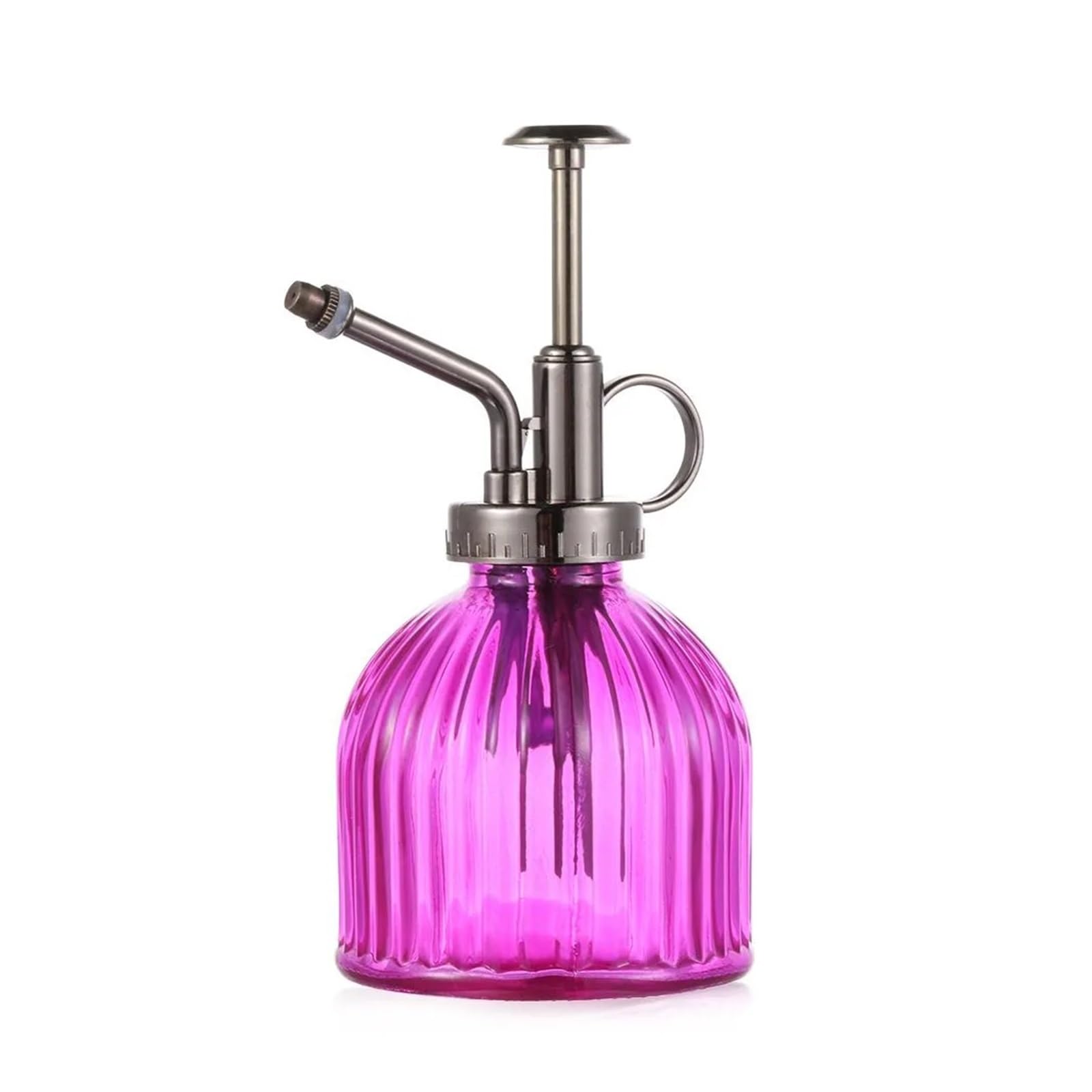 Glass Plant Sprinkler Kettle High Atomization Nozzle Watering Spray Bottle Push-type Can Garden Tool For Plant
