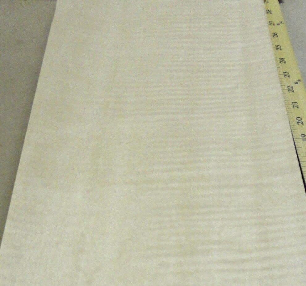 Anigre Figured Wood Veneer 11" x 29" raw no Backing 1/42" Thickness AA Grade
