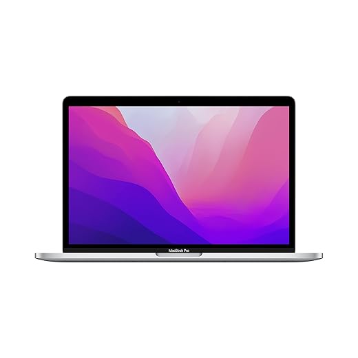 2022 Apple MacBook Pro Laptop with M2 chip: 13-inch Retina Display, 8GB RAM, 256GB ​​​​​​​SSD ​​​​​​​Storage, Touch Bar, Backlit Keyboard, FaceTime HD Camera. Works with iPhone and iPad; Space Gray