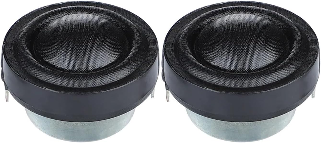 2Pcs 1.25 Inch 34MM Tweeter Speaker 4 8 Ohm 50W Dome Speaker Audio Treble Speaker Mini Speakers(8 Ohm 50W Tweeter)