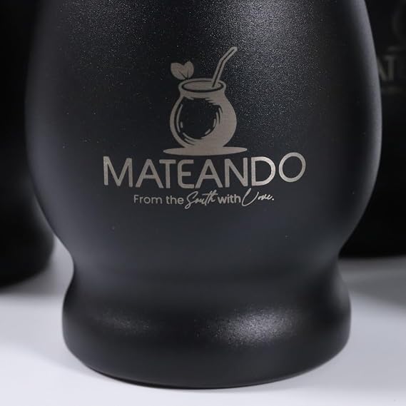 Stainless Steel Yerba Mate Cup Set with Bombilla Beginner-Friendly Mate Starter Cup, Easy to Clean, Modern Design for Everyday Use