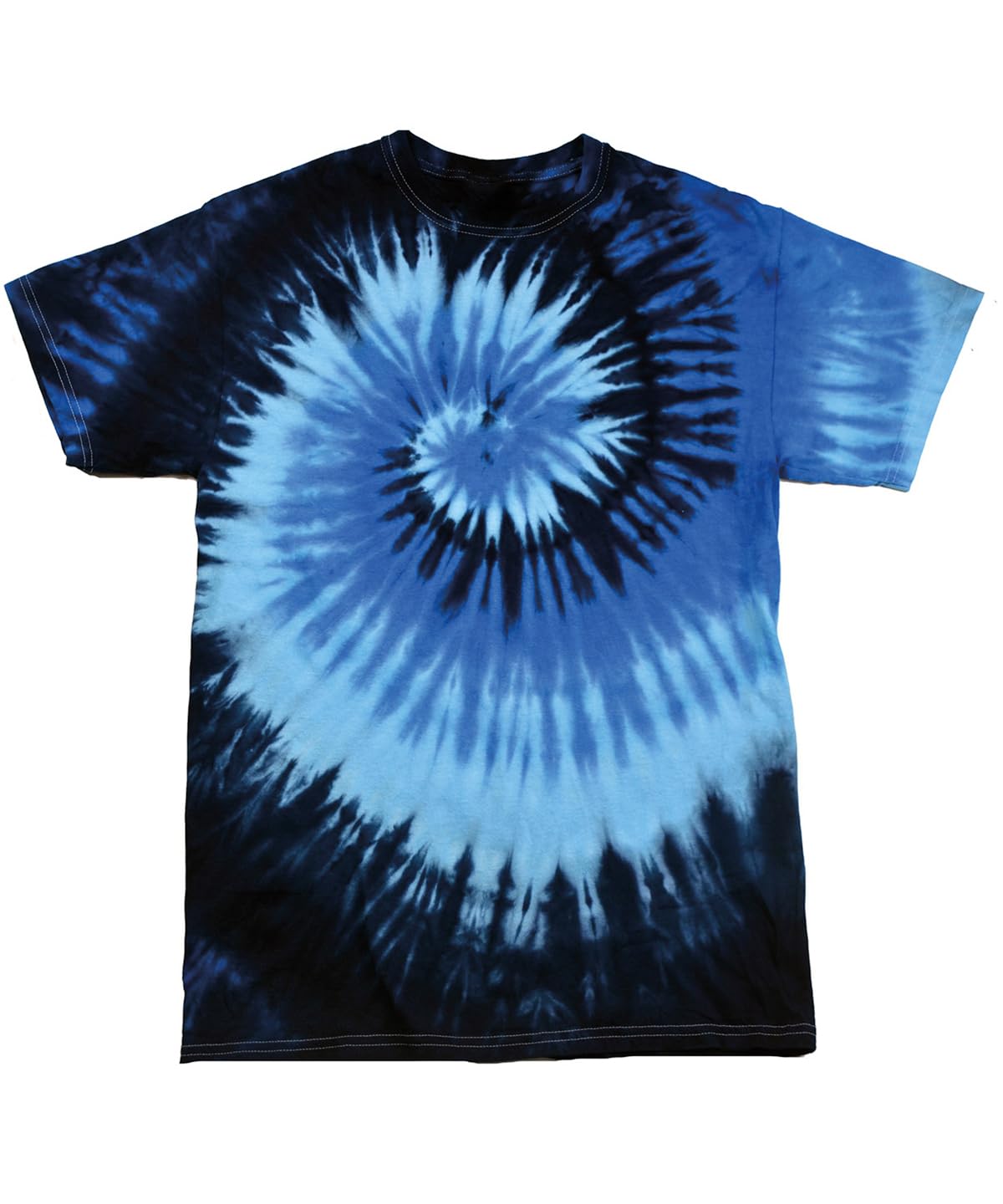 COOZO Unisex Tie-Dye T-Shirt - Blue Ocean - S