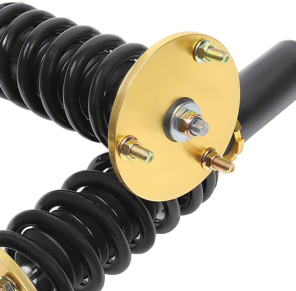 ECCPP Coilovers Struts fit for Lexus for GS300 2006,for GS350 2007-2011,for GS430 2006-2007,for IS250,for IS350 2006-2013 Height Adjustable Coilovers Suspension Kit Spring Strut Shock - Golden