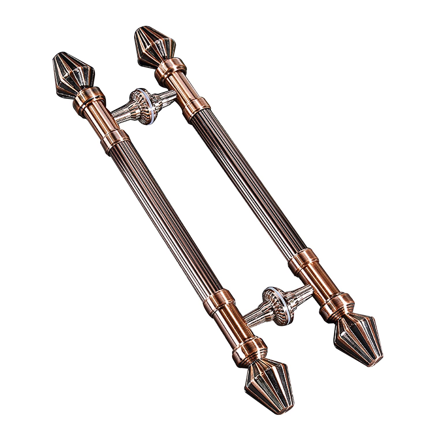 CWCQGH Door Handle, Push Pull Door Handle Hardware, Pull and Flush Barn Door Handle Set, Suitable for Gate Garages Cabinet,B-70Cm