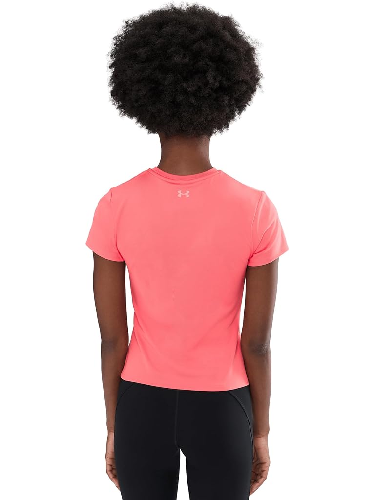 Pink Under Armour Motion Fitted Short Sleeve T-Shirt