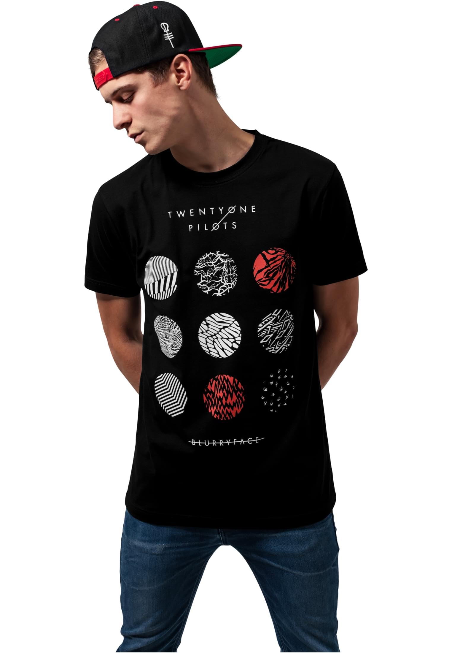 Merchcode Boys Twenty One Pilots Pattern Circles Tee T Shirt