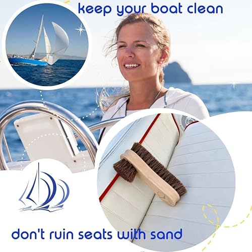 Miniatura 4 de Beach Sandy Cepillo de arena 2 en 1 para playa, accesorios de surf para removedor de arena, recreación deportiva junto al mar y al lago - Respetuoso