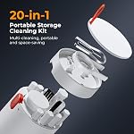 K&F CONCEPT Keyboard Cleaner Kit, Electronics Cleaning Kit with Retractable Big Brush, Portable, 20 in 1 Multi-Tool Kit for Phones, Tablet, Computer, PC Monitor, TV Camera Lens with 2.5ml Mist Spray