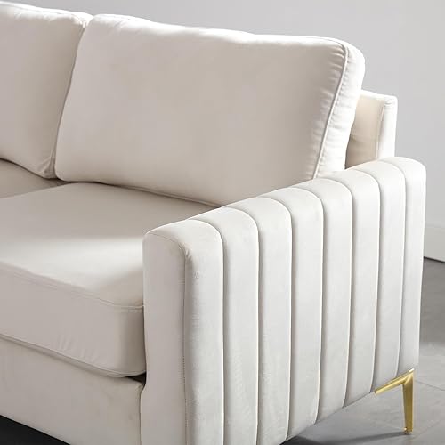 Miniatura 5 de SLEERWAY Silla decorativa de terciopelo copetudo, moderna y cómoda de mediados de siglo, juego de muebles de sala de estar, dormitorio, club, sala