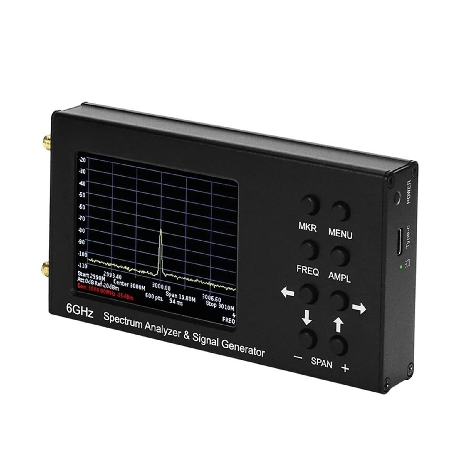 6GHz przenośny analizator widma generator sygnału 3G 4G LTE CDMA DCS GSM GPRS GLONASS Generator sygnału
