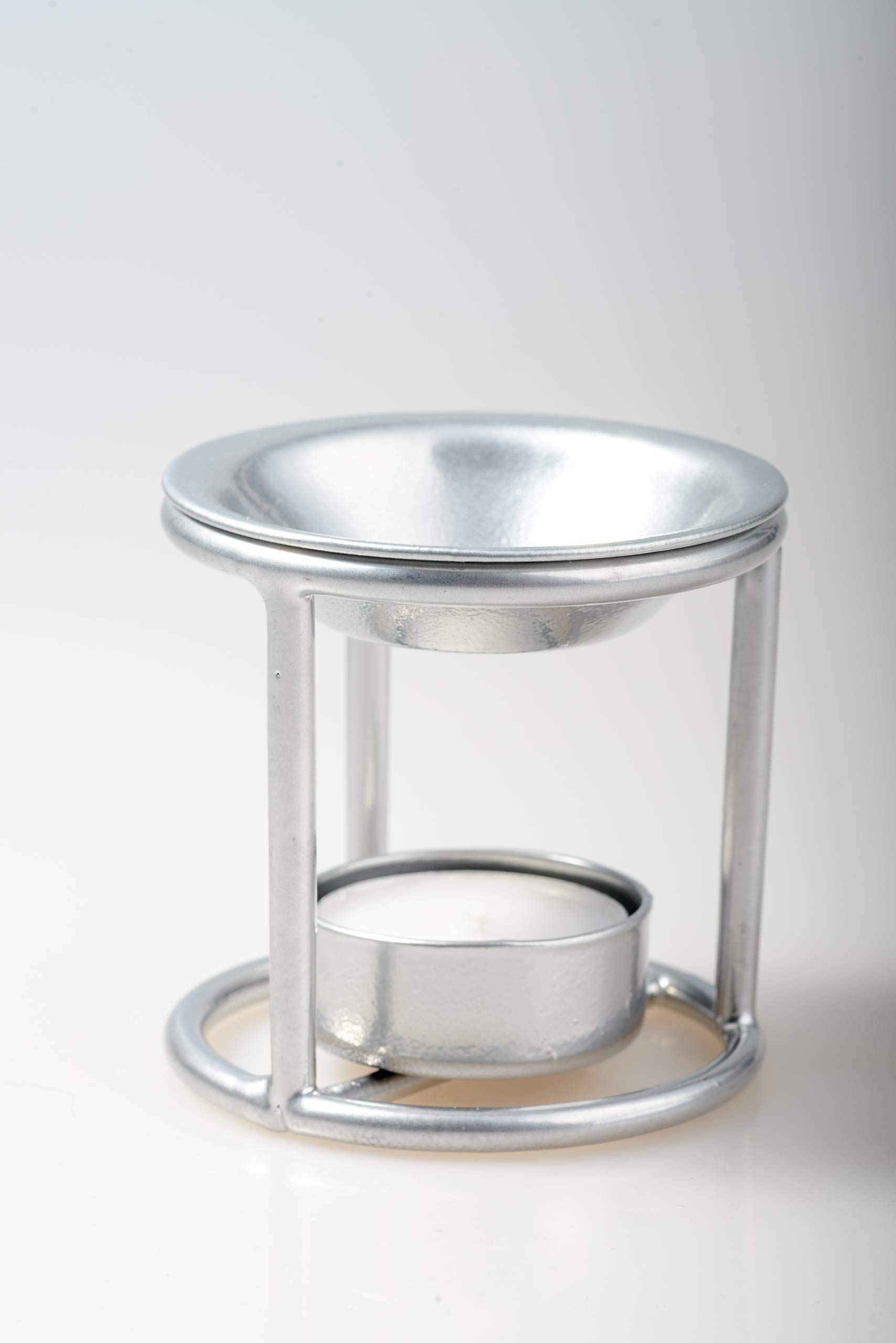 MaMeMiIncense Burner Iron Silver Height 7 cm