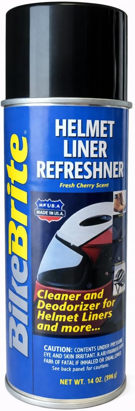 Bike Brite MC19000 Cleaner/Deodorizer, 14 fl. oz. (for Helmet Liners and More)