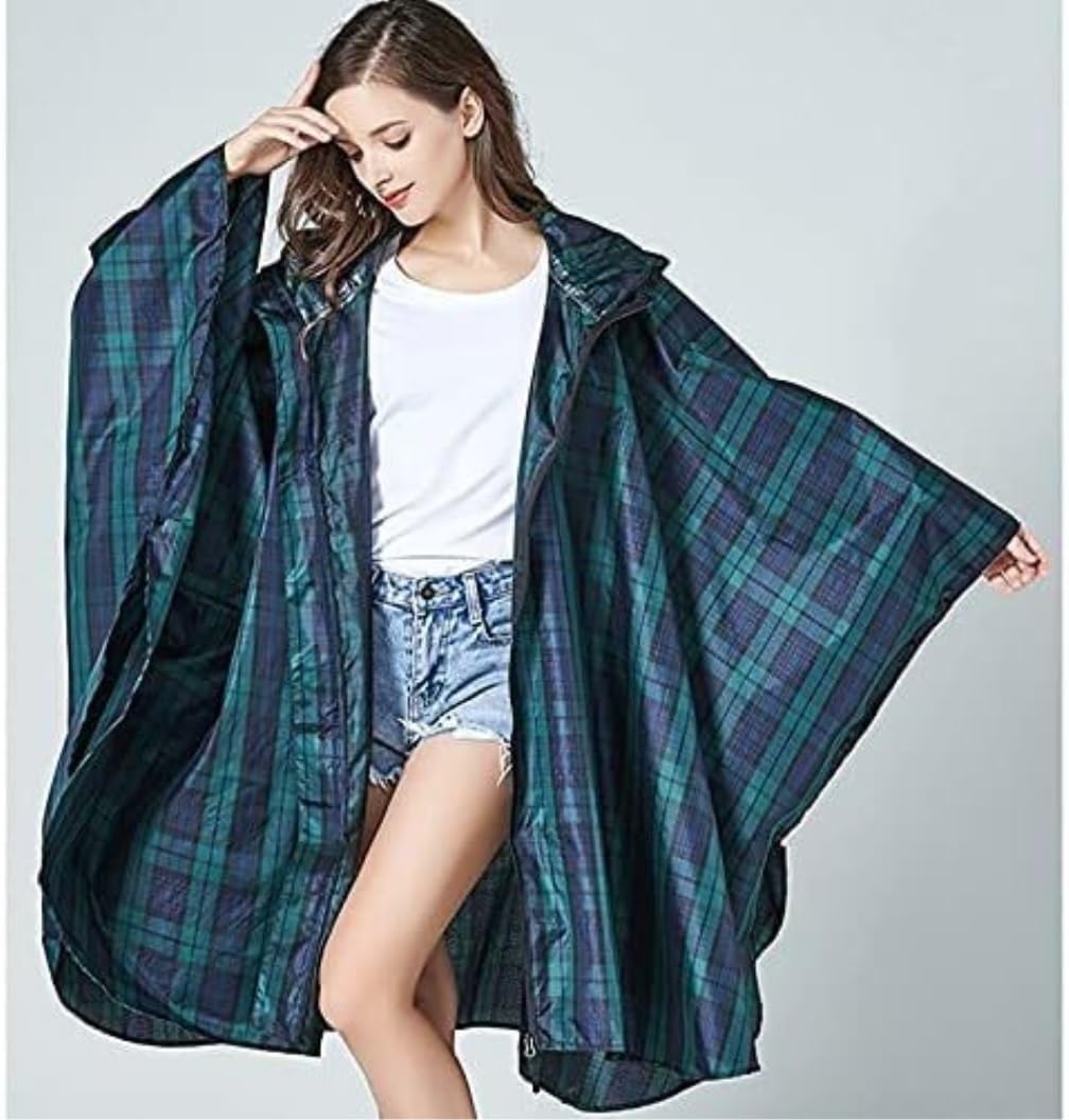 Capa de Lluvia Reutilizable Chubasquero Impermeable Para Mujer, Ropa Para La Lluvia, Abrigo Para Para Exteriores, Poncho, Chaqueta, Capa Ropa de Agua para Exteriores
