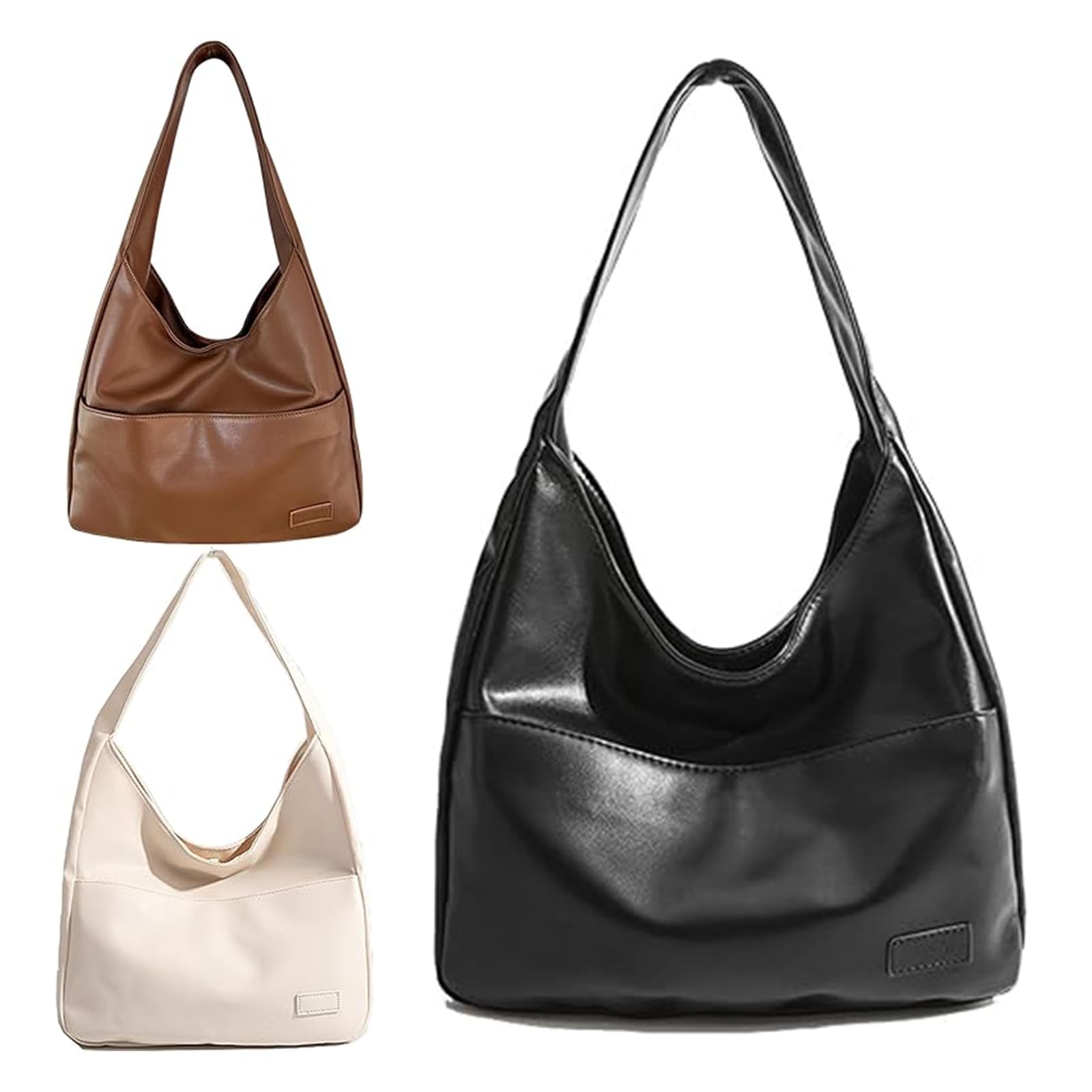 Ooomay Maya Shoulder Bag - Vegan Leather Trendy Soft Maya Tote