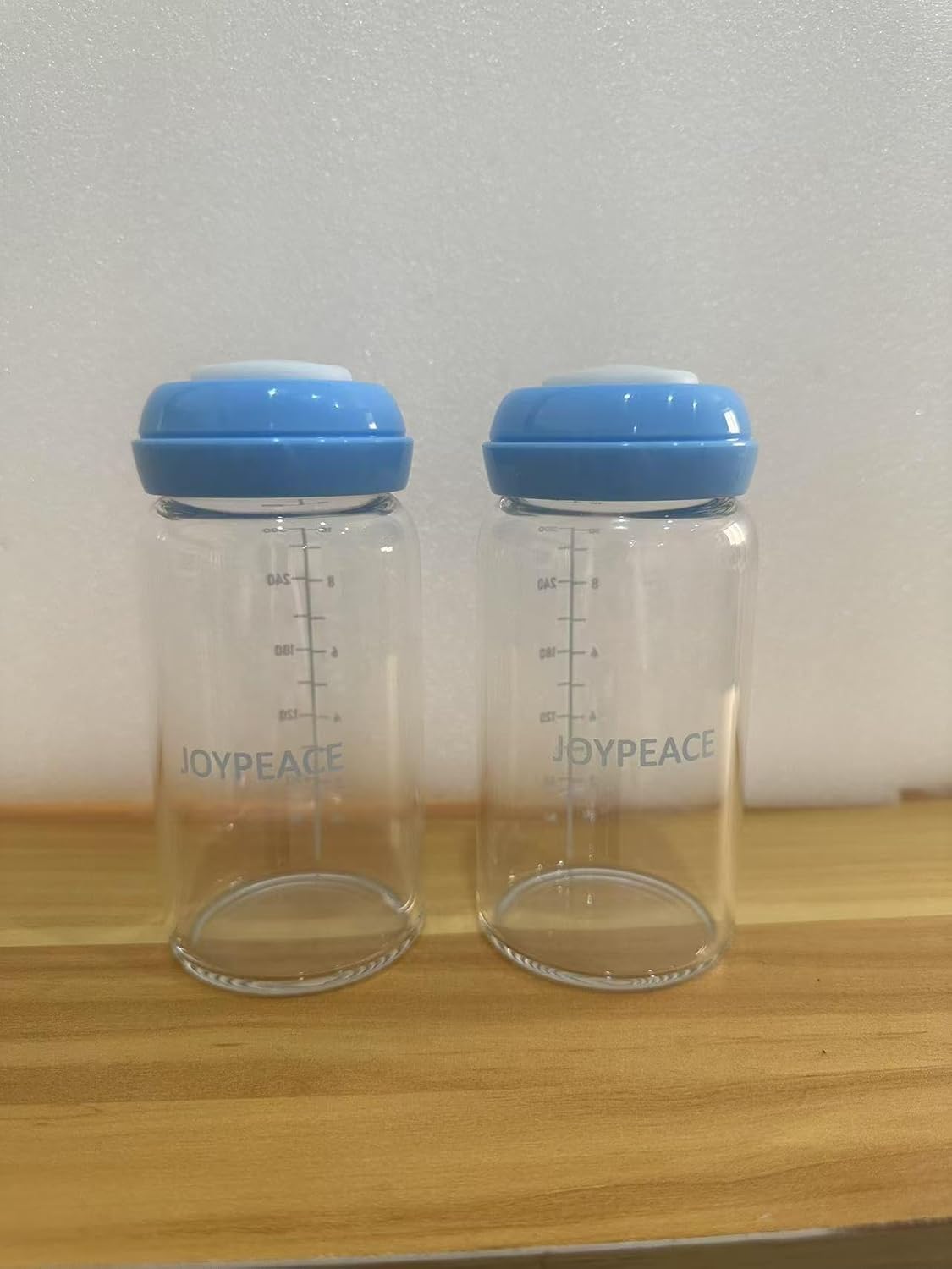 4 Pack Breastmilk Storage Bottles Collection Bottles, 10oz Wide-Neck Breast Milk Container
