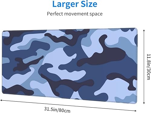 Miniatura 9 de Alfombrilla de mouse para juegos con diseño de flor de cerezo japonés, XL, base de goma antideslizante, bordes cosidos, alfombrilla de mouse grande