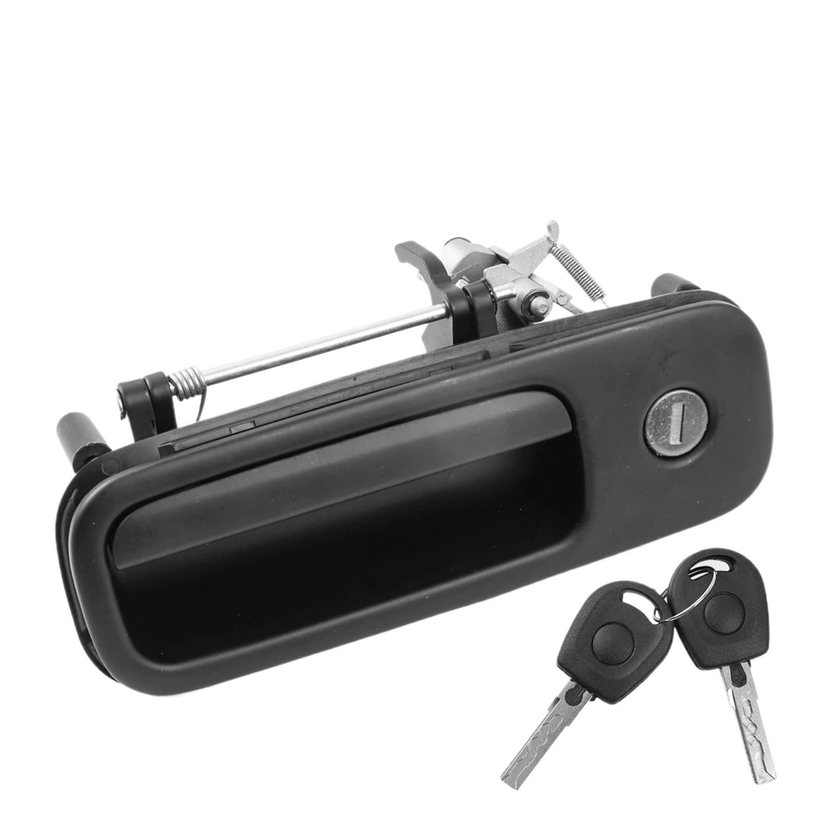 HETEVSCCK 1J6827297G Car Rear Tailgate Trunk Boot Lock Cylinder Handle with 2 Keys 1J6827565B for VW for Golf MK4 for Polo for Sharan