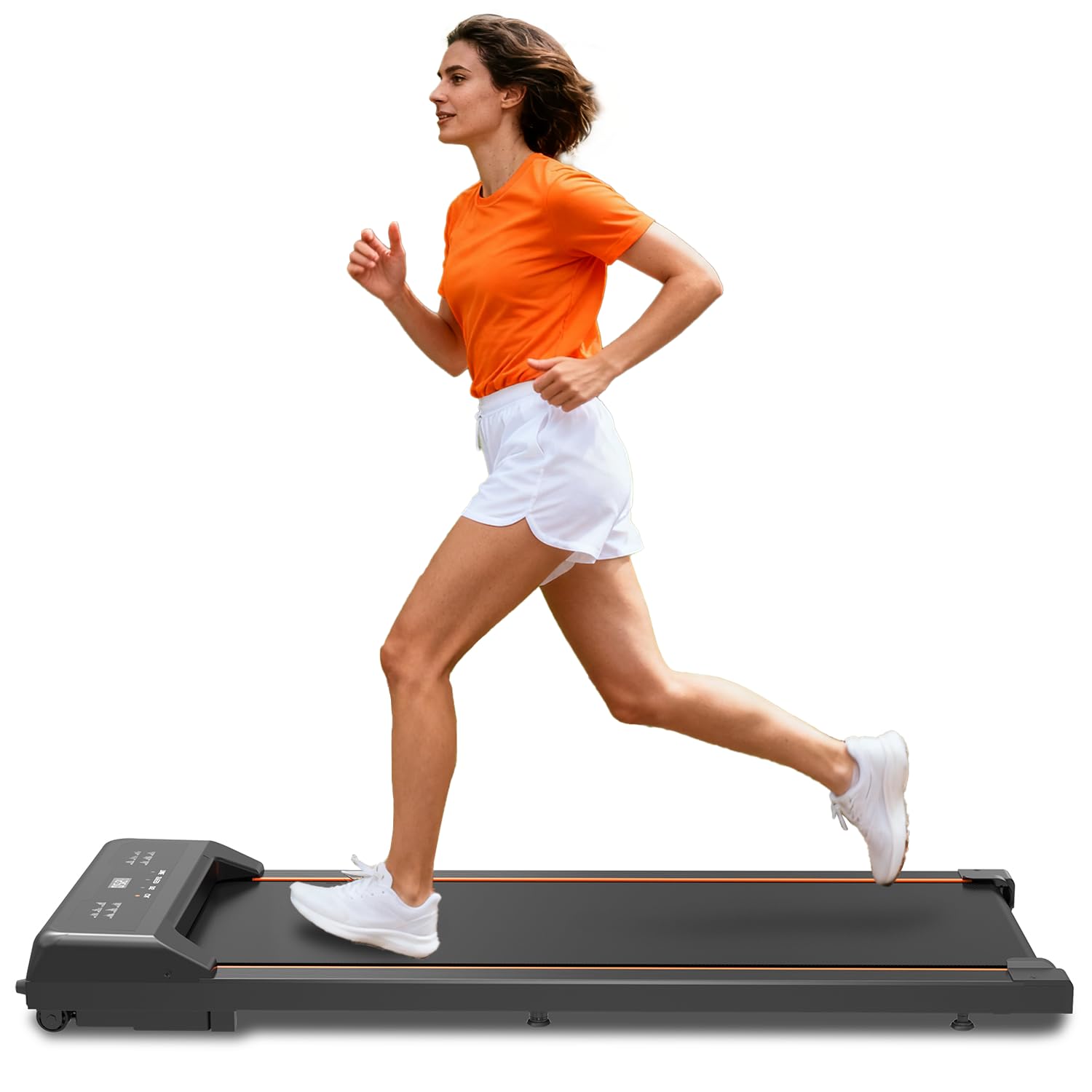 Under Desk Walking Pad with Incline, Home Treadmill with App Remote Control and Led Display, Standing Desk Treadmills 2.5hp, for Office/Home Walking