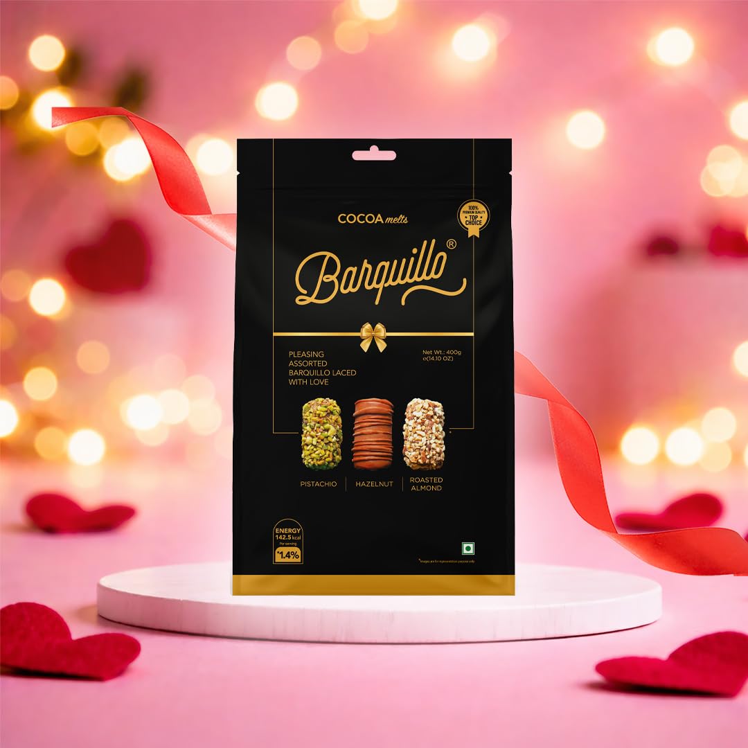 Assorted Premium Chocolate Pouch - 20 Pcs (400 gm) imported | Dubai couverture taste | Valentine's Day Gift Pack Celebration specially for Festivals | Relatives & Family