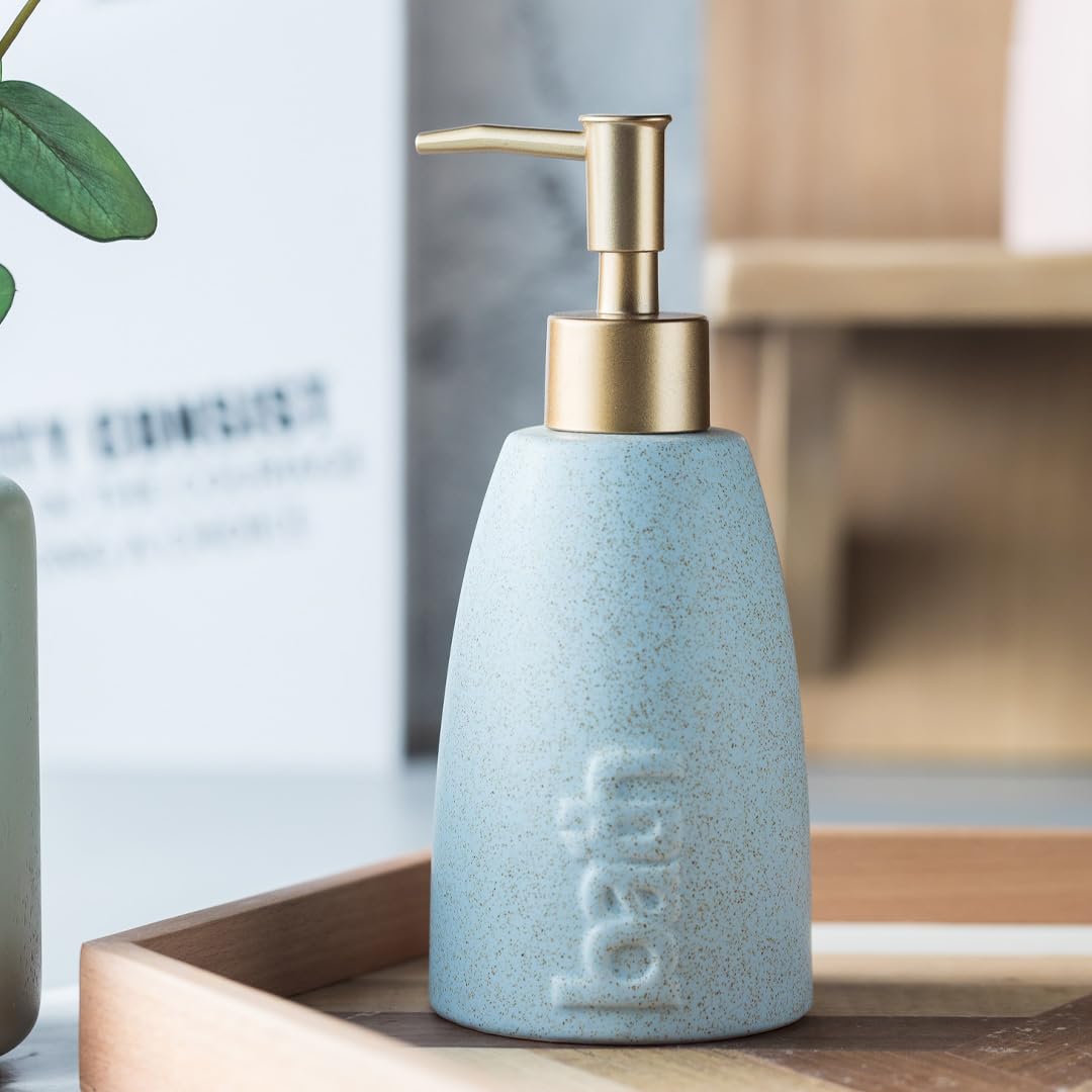 The Better Home Ceramic Soap Dispenser for Bathroom (320ML) Soap Dispenser for Kitchen | Liquid Soap Dispenser | Soap Dispenser for Wash Basin Scratch Proof Smooth Pump for Bathroom Decor (B0CBVJBZ15) Amazon Price History, Amazon Price Tracker