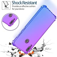 Vista 7 de Funda para Huawei Y9 2019, Enjoy 9 Plus JKM-LX1 Case, Crystal Clear Case Gradient Slim Anti Scratch TPU a prueba de golpes Funda protectora