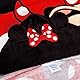Disney Minnie Mouse Kapuzenhandtuch 100% Baumwolle Mädchen Poncho Kinder Strand Badetuch Schwimmumhang Wechselbademantel
