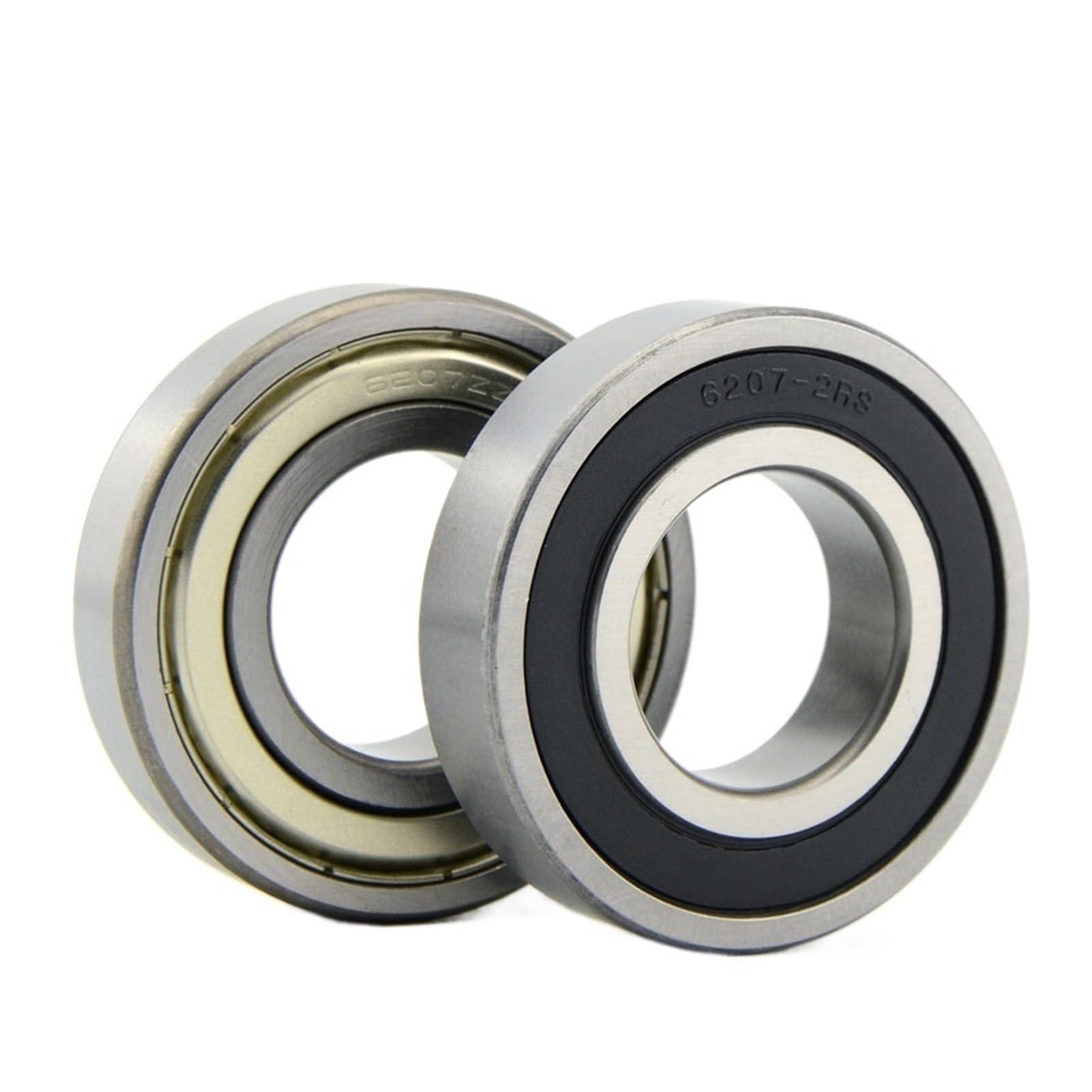 SSIMOO 5pcs Deep Groove Ball 6010 6011 6012 6013 6014 6015 6016 6017 6200 6201 6202 6203 6204 6205 6206 6207 6208 ZZ 2RS kindly (Size : 6207 2RS 35x72x17mm)