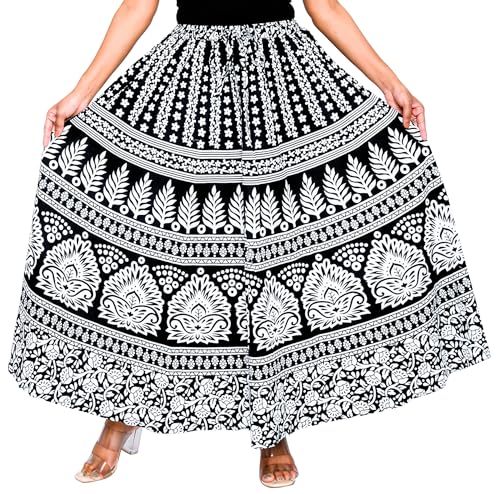 Image of Premium Cotton Skirt for Women with Pocket, Free Size