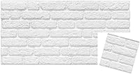 Vista 34 de IZODEKOR Paneles de pared con efecto ladrillo 3D, revestimiento, aspecto de piedra, paneles de espuma de poliestireno para sala de estar, cocina