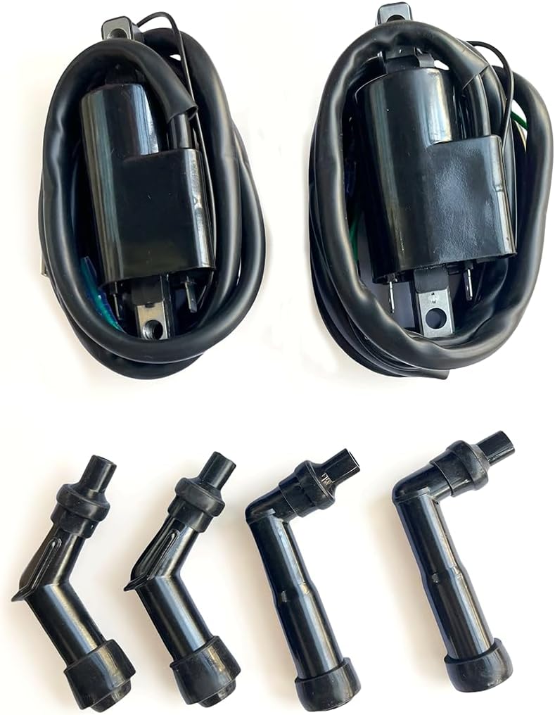 Ignition Coils+NGK Spark Plug Caps Fits for Honda CB350F CB400F CB500 CB550