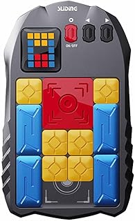 Gruwkue Super Slide Brain Games,Brain Teaser Puzzles, Interactive Handheld Games Console, Electronic Learning & Education Travel STEM Toys For All Ages