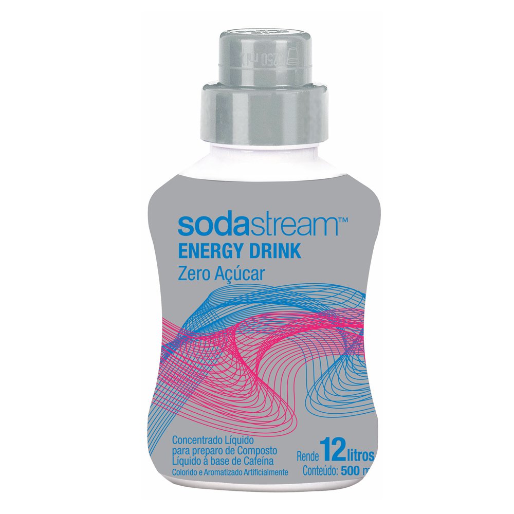 Xarope Concentrado Energy Drink Zero Sodastream : Amazon.com.br