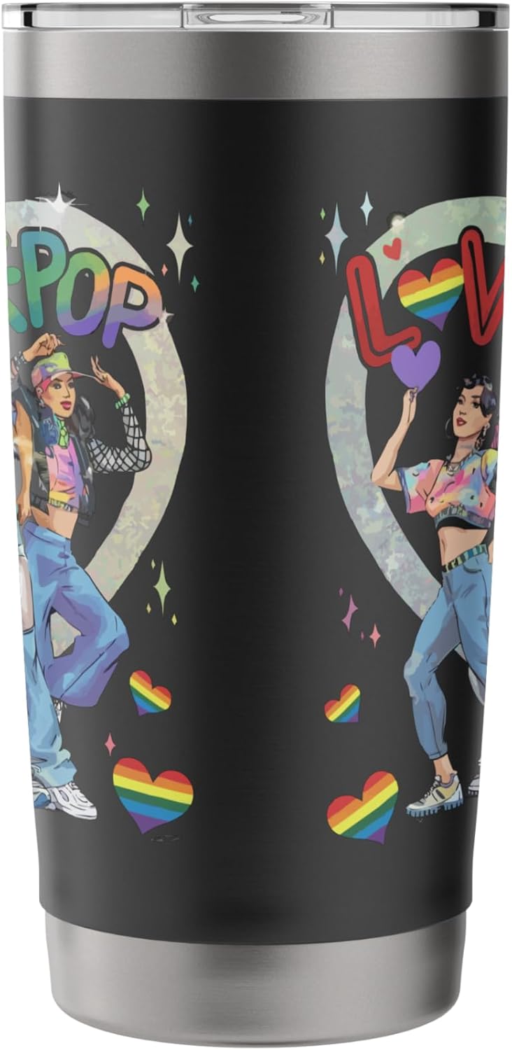 K-Pop Dance Korean Pop Music Dancing South Korea Kpop Stainless Steel Insulated Tumbler - Image 4