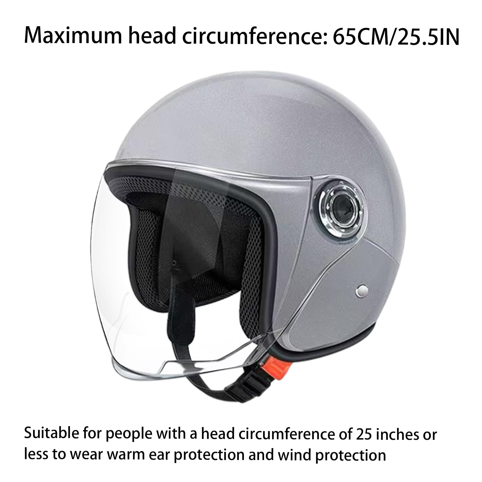 Casque Moto pour Scooter Et Cyclomoteur, Casque Jets Casque Mobylette avec Lunettes Demi Casque Moto Vélo Scooter Chopper pour Hommes Et Femmes