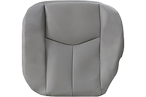Priprilod # 922 Gray Leather Driver Side Bottom Replacement Seat Cover
