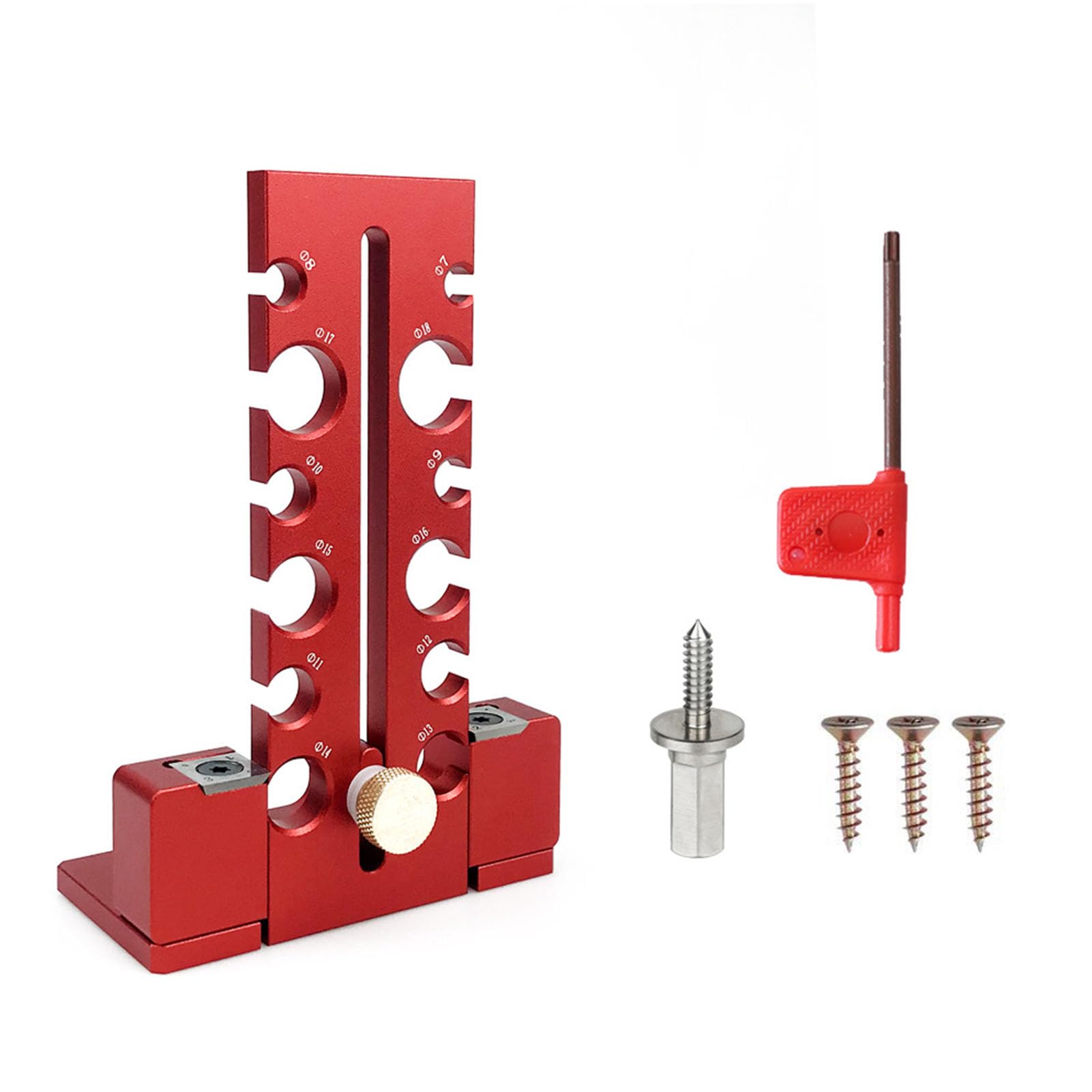 Annadue Regolabile per Spinotti 7mm a 18mm per Lavorazione del Legno