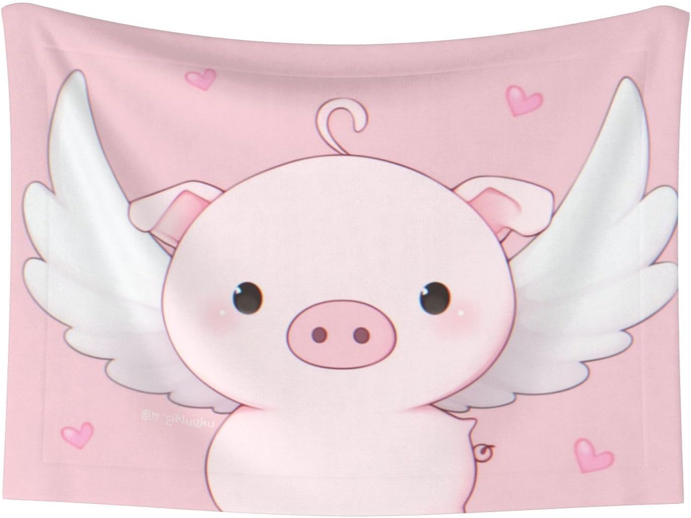 Piglet with Wings Pet Blanket for Dogs & Cats â€“ Soft Plush Dog Blankets for Small & Large Dogs, Couches, Beds, and Cars