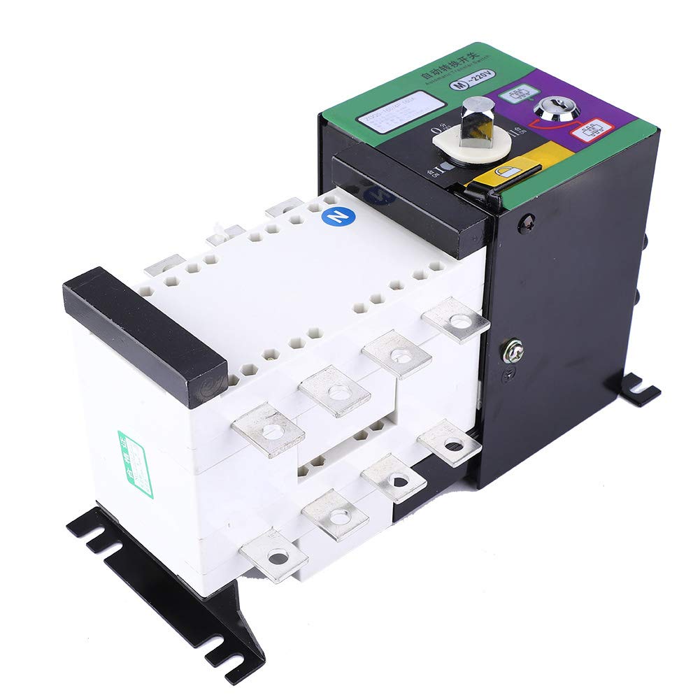 Naroote Interruptor de Transferencia Automática de Doble Potencia 160A 4P, Diseño Confiable y Seguro con Múltiples Funciones para Sistemas de Suministro de Energía