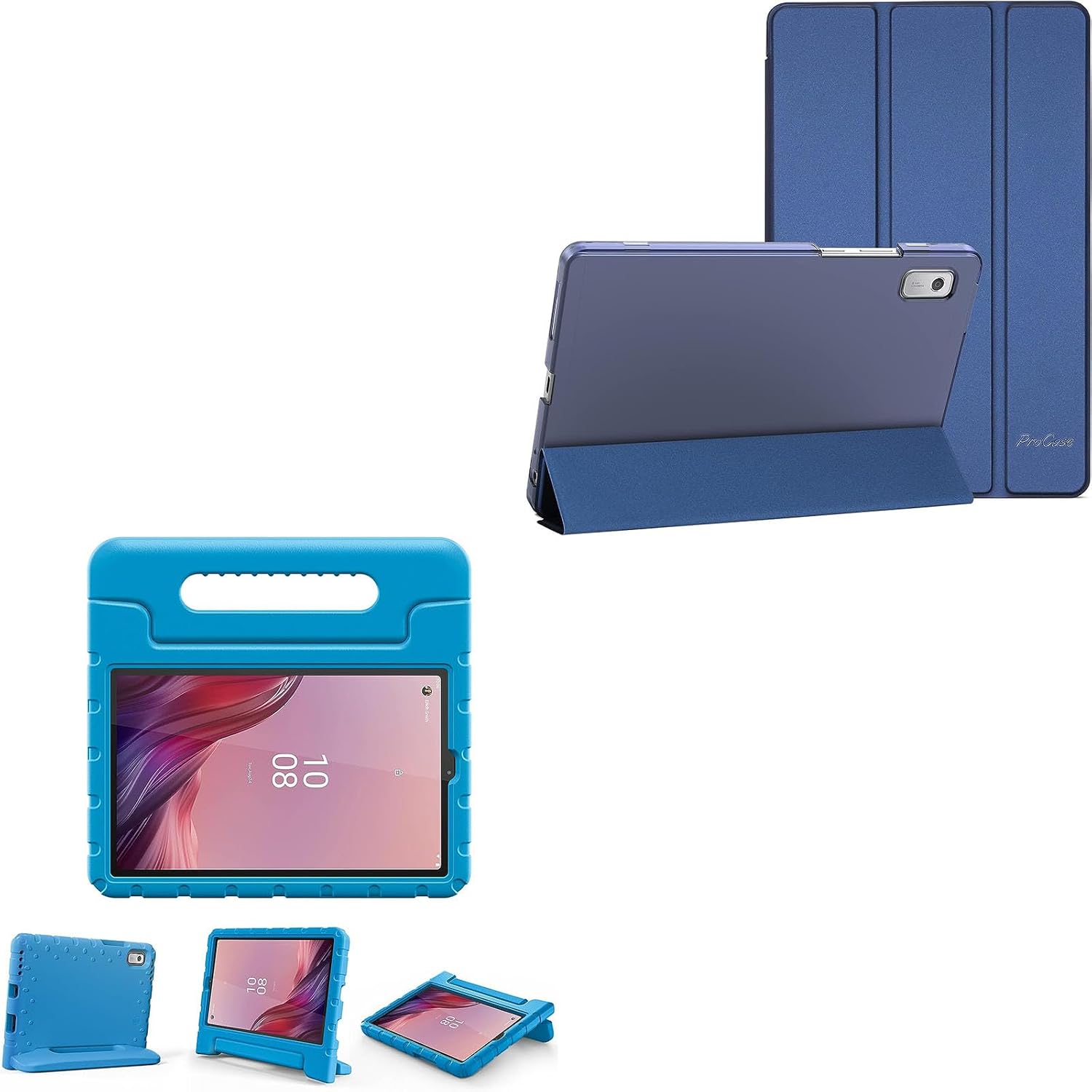 ProCase Slim Case Bundle with Kids Case for Lenovo Tab M9