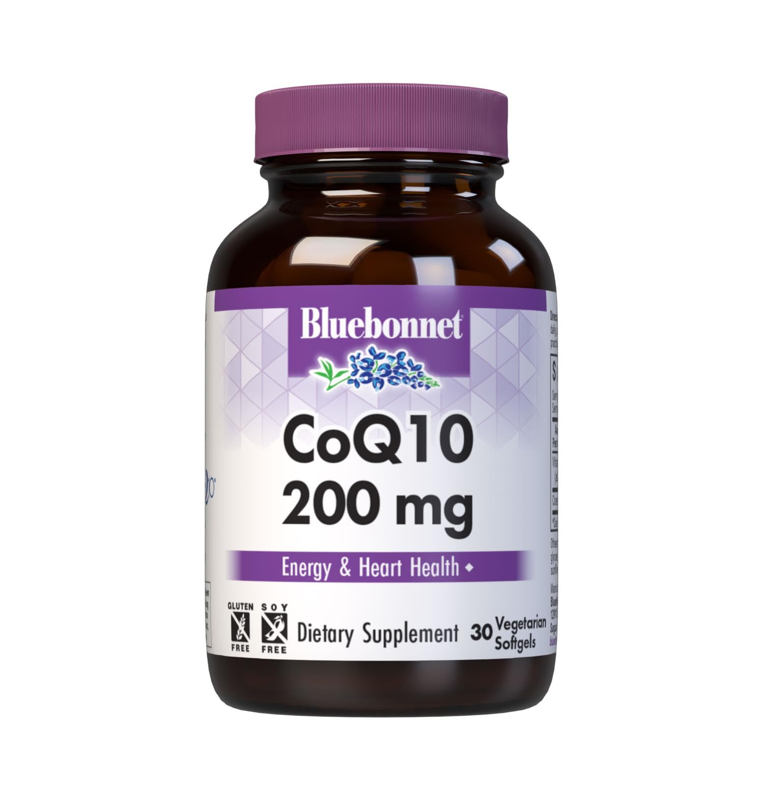 Nutrition Blue Bonnet Coq10 200 Mg Vegetarian Softgels, 30 Softgels