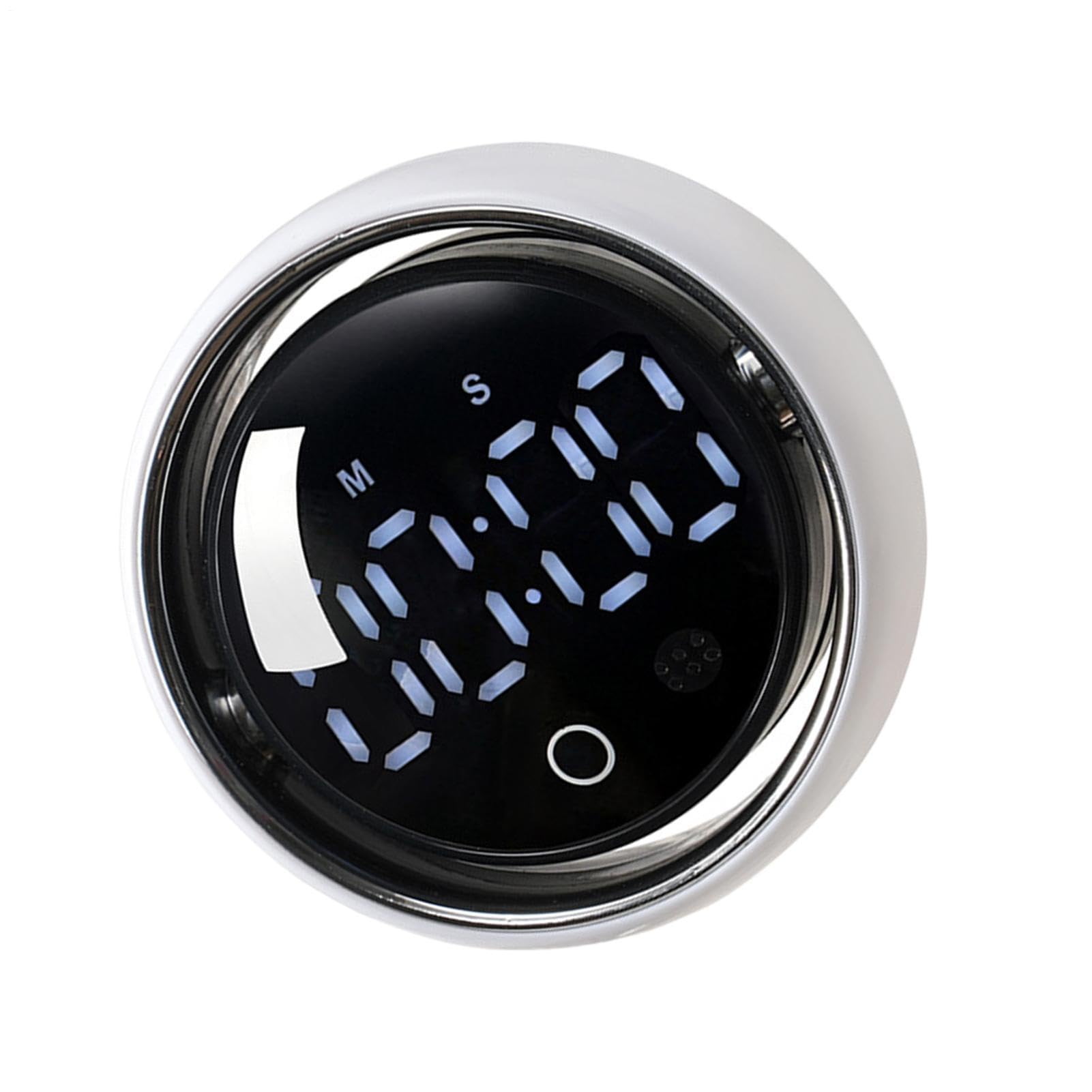 Temporizador de voz inteligente con alarma clara y botón giratorio para controlar el tiempo