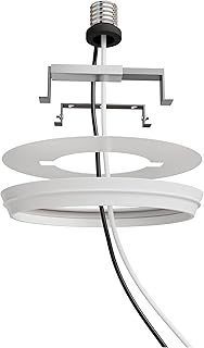 OHLECTRIC Recessed Can Light Conversion Kit to Pendant Lights – Medium Base Converter Compatible with 4”-6” Recessed Can Lights – Ideal for Kitchens, Bedrooms, Offices, and Damp Locations