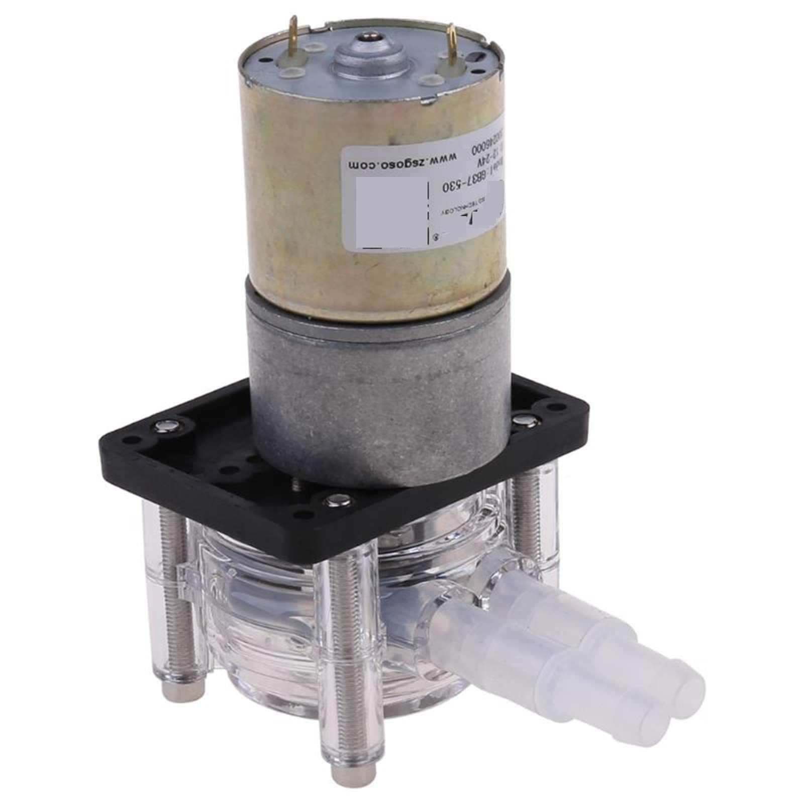 Bombas de Diafragma, Bomba peristáltica de 12/24 V CC, bomba dosificadora de gran flujo, analítica de laboratorio for acuario al vacío(12V)