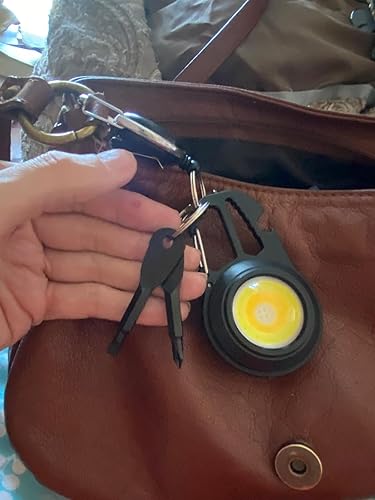 Miniatura 4 de Juego de 2 destornilladores multiherramienta, mini destornillador portátil, regla transportadora de abrebotellas para exteriores